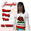 Sims 3 — TF Layered Bear Flag Tee by bretg2 — Layered Bear Flag tee for Teens!