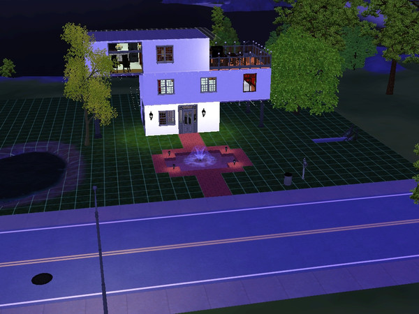 Sims 3 — Triple Decker by dakota1960 — This house is for the Sim who wants something different. 3 Levels with elevator