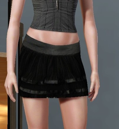Precious Sims' Black Skirt