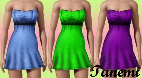 Sims 3 — TanemiDress by Tanemi — No Description