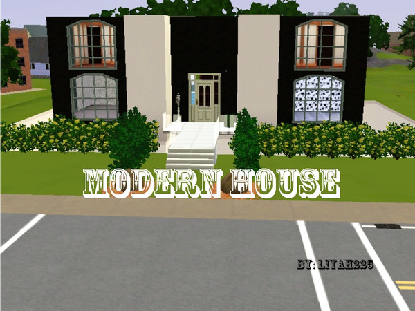 Sims 3 — Modern House by liyah225 — This is a 2 bed and 1 1/2 bath of wonders!!! A roomy kitchen.. this house is