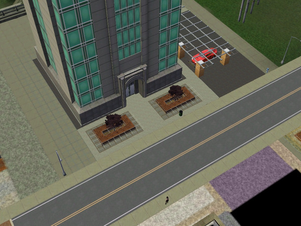 Sims 3 — Bayshore Highway EA Makeover by elaine87__ — Modern 2 bedromeed apartment, with study and gym. also features a