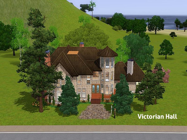 Sims 3 — Victorian Hall by DO5NBR — This victorian farmhouse is perfect for the sim family with plenty of room for the