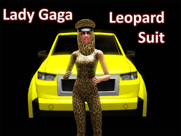 Sims 3 — gaga leopard hat by WhamettNuht — 