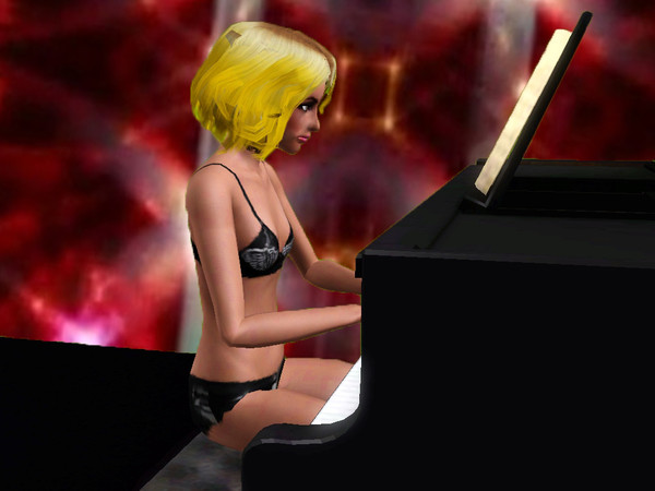 Sims 3 — gaga studded mb bra by WhamettNuht — 