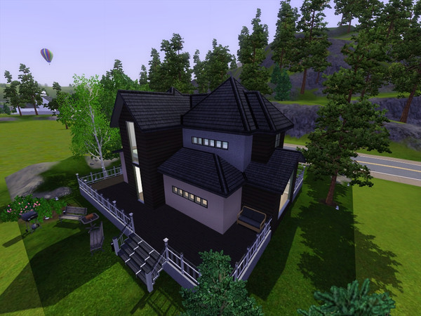 Sims 3 — Woodland 27 by qqrklmn — Woodland 27 is a nice and small house. It is perfect for a lonely parent and his / her
