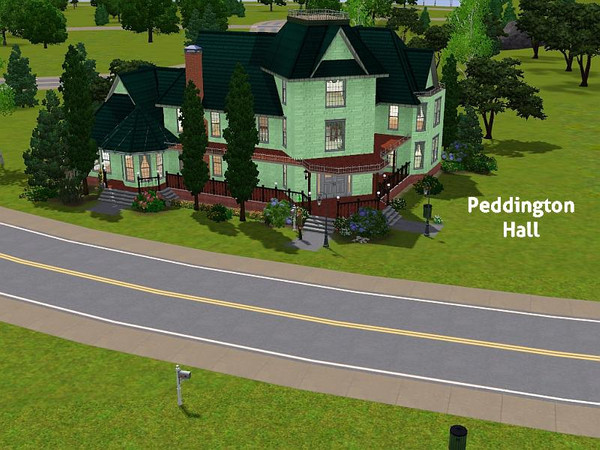 Sims 3 — Peddington Hall by DO5NBR — Pretty nice little palace that offers 2 bedrooms, 2 bathrooms, 2 fireplaces for that