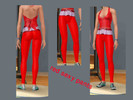 Sims 3 — red sexy pants by greenislove — 