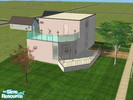 Sims 2 — Modern Home by simsniper45 — My first attempt at modern HOME building.The house only has one bedroom and only