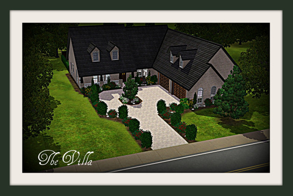 Sims 3 — The Villa by ashkm2692 — This luxury villa features a large spacious kitchen; 3 Bedrooms; 2 full baths. and an