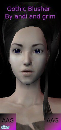 Sims 2 — Gothic Makeup - Blusher by andi and grim — Part of my gothic set! Enjoy!