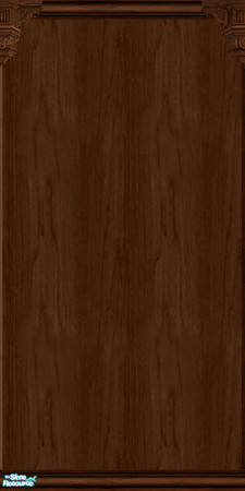 Sims 2 — Decorative Molding Wood Paneling by Halfcreek — created by Halfcreek