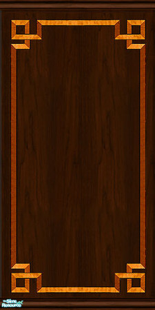 Sims 2 — Marquetry Paneling by Halfcreek — created by Halfcreek