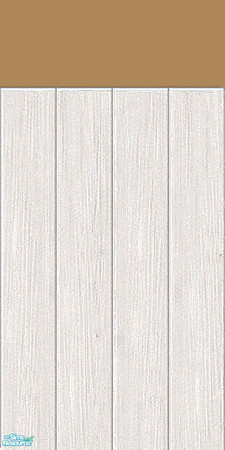 Sims 2 — High Panel Wall - Brown by macthekat — 