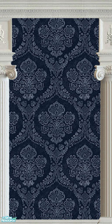 Sims 2 — Columns On Blue by Halfcreek — created by Halfcreek