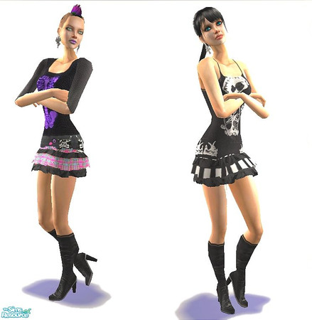 Sims 2 — Punky Dolls by darkred_cactus — Hi you all!!! I\'m a fan of Nightmare Before Xmas ^^ I\'m sure you\'ll like