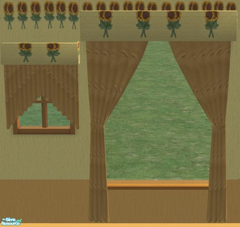 Sims 2 — Pocahontas Set Kids Bedroom - Pocahontas Curtains by aaaaaaac — 