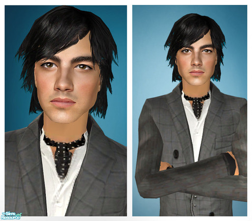 Sims 2 — Joe Jonas by Jirka — The \"middle Jonas\" and lead singer, Joe Jonas.