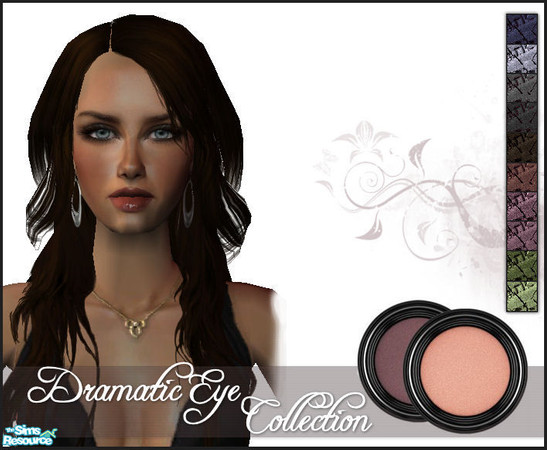 Sims 2 — Dramatic Eyes Collection by ~Monica~ — A set of ten dramatic eyeshadows for your city Sims. Enjoy ;)