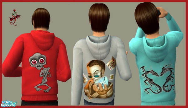 Sims 2 — Fun sweatshirts by cariadbach — The week end has arrived time to take off your work clothes and wear these fun
