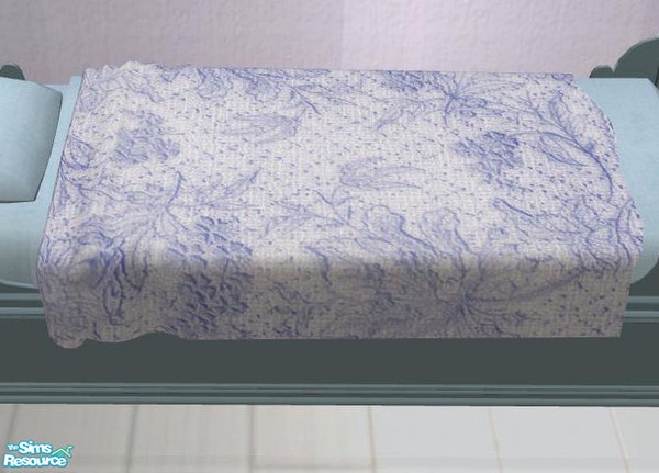 Sims 2 — PB Blue Children - Bedcover Singlebed by ShinoKCR — 