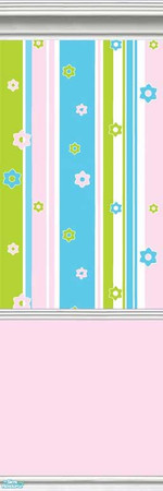 Sims 2 — Hippie Chick 18 by drouinr — Oh, you groovy girl! Grow your flower power with this series of coordinated wall