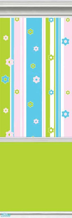 Sims 2 — Hippie Chick 20 by drouinr — Oh, you groovy girl! Grow your flower power with this series of coordinated wall