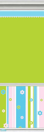 Sims 2 — Hippie Chick 26 by drouinr — Oh, you groovy girl! Grow your flower power with this series of coordinated wall