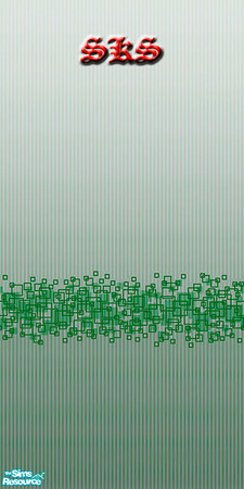 Sims 2 — Discovery! IKEA Boxes - Green on Stripes by 71robert13 — Found in IKEA stuff, now made available to you. Unique