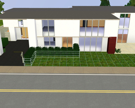 Sims 3 — Modern Home : Null by joebax — This is a nice 3 bedroom, 3 bath, and 1 free room/basement Modern Home.