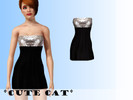 Sims 3 — LENSLEY Dress by Cute-Cat — 