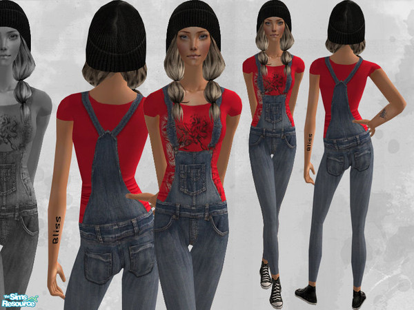 Sims 2 — Dungarees  by miraminkova — I hope you like it!