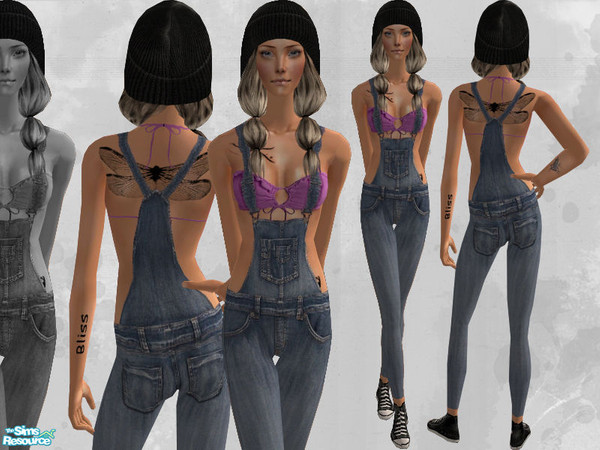 Sims 2 — Dungarees  by miraminkova — I hope you like it!