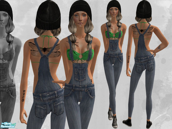 Sims 2 — Dungarees by miraminkova — I hope you like it!