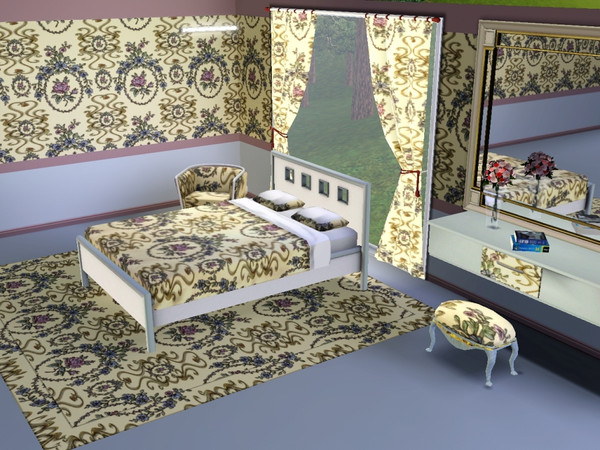 Sims 3 — marcorse_rosecameos by marcorse — The second of my classic wallpapers. Recolourable:4
