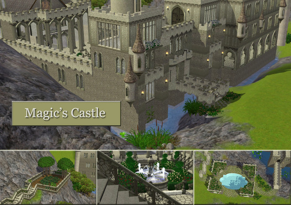 Sims 3 — Magic's Castle by Demented_Designs — Do you have medieval furnishings coming out the wazoo and nowhere to put