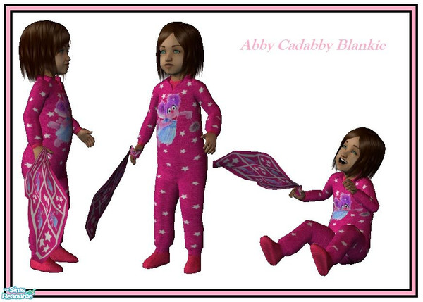 Sims 2 — Abby Cadabby Set - Blankie by sinful_aussie — Abby Cadabby Blankie to match onsie and pull ups. 