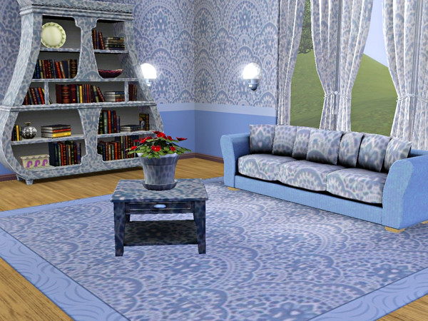 Sims 3 — marcorse_antimacassar by marcorse — An allover lace pattern based around the motif on Granny's old antimacassar