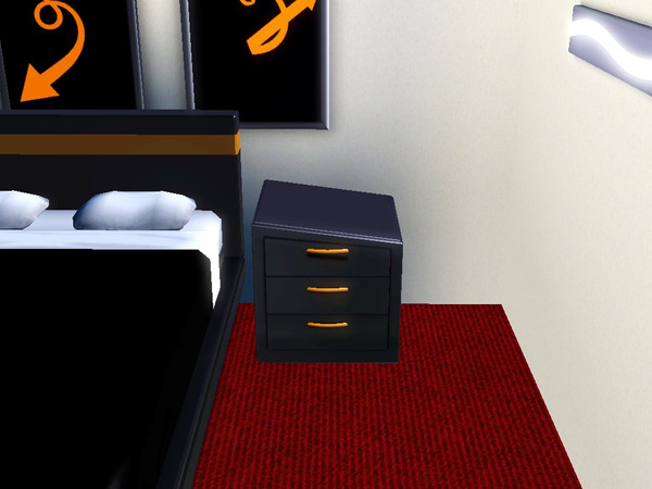 Sims 3 — Modern Bedside Table Right by modern_designs — Modern Bedside Table Right