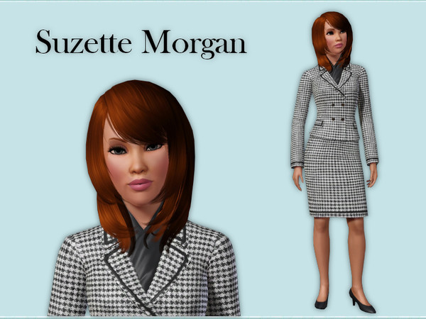 Sims 3 — Suzette Morgan by frisbud — Based on the Suzette Morgan doll from the Alex series by Madame Alexander.