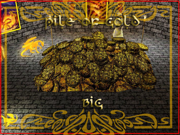 Sims 3 — Pile of Gold - Big by murfeel — A big pile of gold -- thar be loot fer the lot of us, mateys! Be it a pile of