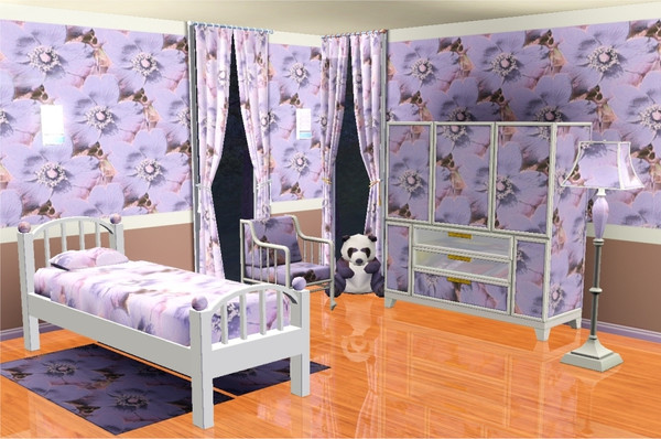 Sims 3 — marcorse_eglantine pattern by marcorse — Flowers from the wild briar rose given a colour change for this pretty