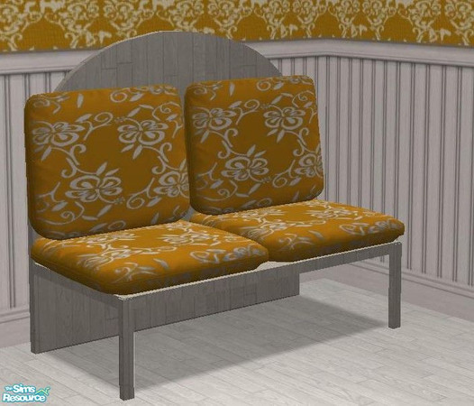 Sims 2 — Summer In Paradise Set - Loveseat by TheNinthWave — Summer in Paradise love seat.