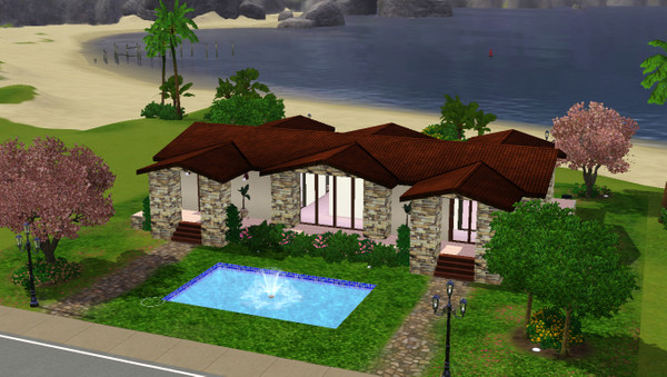 Sims 3 — Norte House by taxa08 — The Norte House is my version of a house in North of Portugal! This house have 2