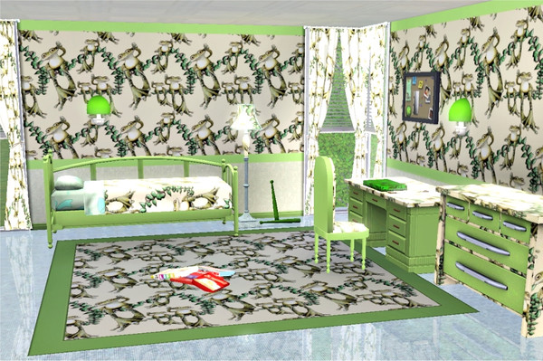 Sims 3 — marcorse_froggy hi pattern by marcorse — A delightfully quirky little novelty pattern featuring a friendly,