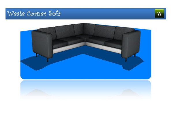 Sims 3 — WeateCornerSofa by Weate182 — Weate Corner Sofa Enjoy :) 