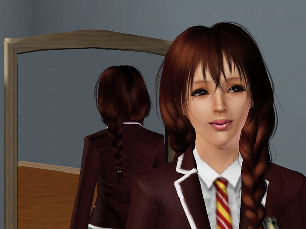 Sims 3 — Iris by frankisorange2 — School girl. ~Requirement~ Skin/Eyes(#3): http://blog.naver.com/ginami97/ Eyebrow: