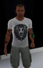 Sims 3 — T-shirt with a tribal lion by te4miranda2 — T-shirt with a image of a tribal lion 