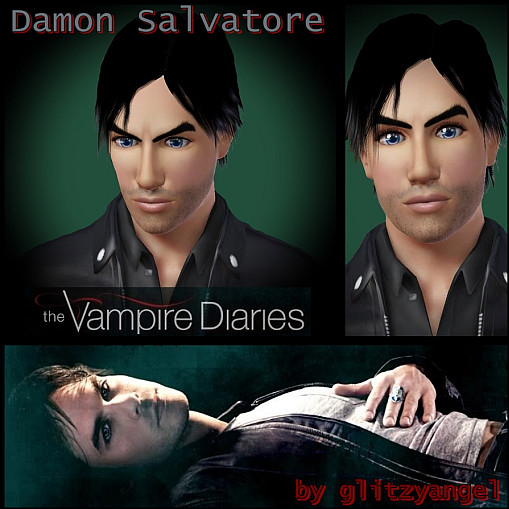 The Sims Resource Damon Salvatore (The Vampire Diaries)
