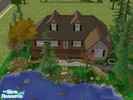 Sims 2 — The Cozy Cottage by ILoveAnimals2 — This is a cozy, beautiful lakeside cottage. I have furnished the inside but